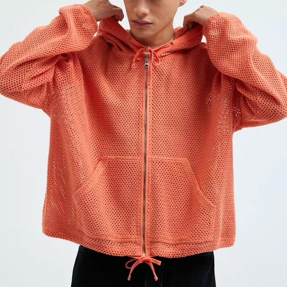 BDG Other - Urban Outfitters BDG Boardwalk Mesh Full Zip Hoodie Sweatshirt